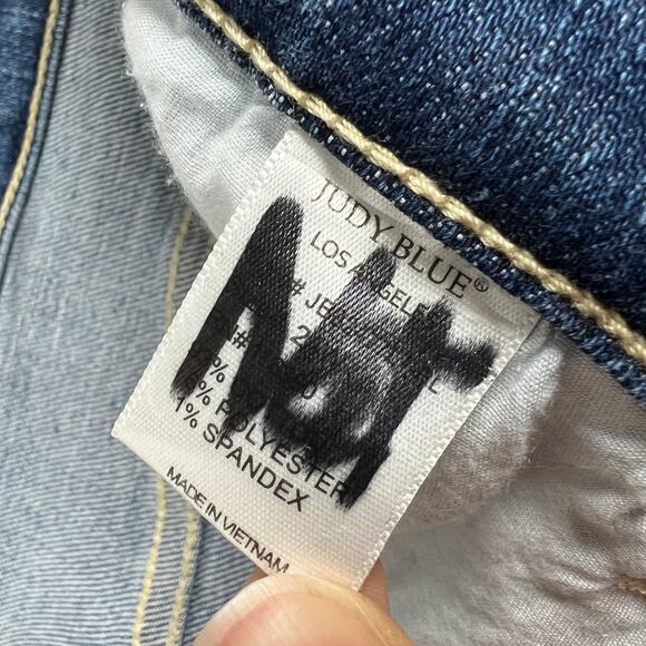 Judy Blue Mandy Wide Leg Cropped Stretch Denim Jeans Plus Size 24 - Picture 6 of 13